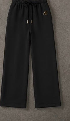 Open Leg Jogger Dunkelgrau